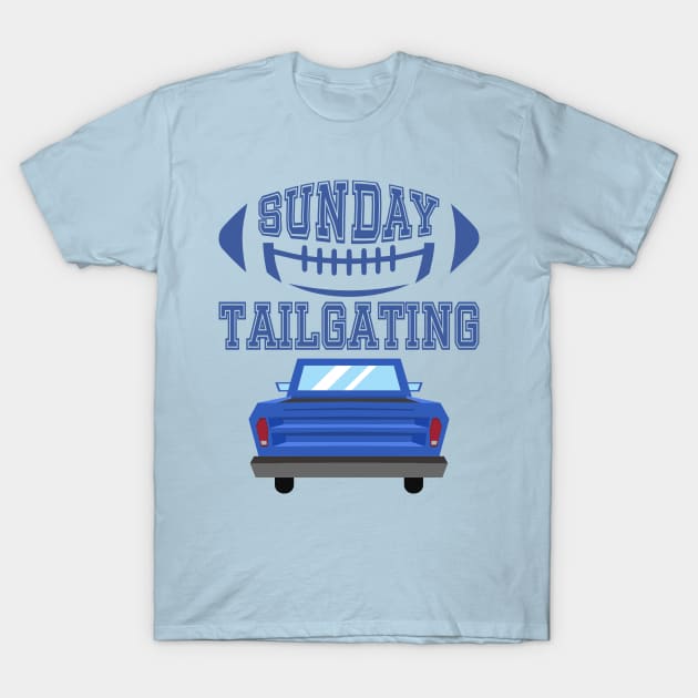 Sunday Tailgating T-Shirt by Blended Designs